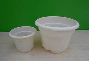 河南白色塑料花盆 河南白色塑料花盆生产厂家 文安佳鑫花盆塑料制品厂 bb形塑料花盆供